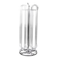 Artex Capsulehouder - rotterende display - RVS - 32 espresso cupjes - 13x37 cm