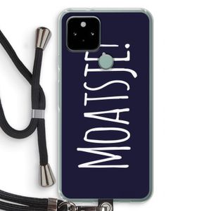 Moatsje!: Pixel 5 Transparant Hoesje met koord