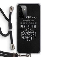 Life: Samsung Galaxy A72 5G Transparant Hoesje met koord