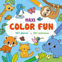 Maxi Color Fun - 101 dieren / Maxi Color Fun - 101 animaux (Paperback)