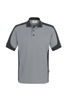 Hakro 839 Polo shirt Contrast MIKRALINAR® - Titanium/Anthracite - S