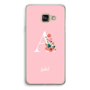 Pink Bouquet: Samsung Galaxy A3 (2016) Transparant Hoesje