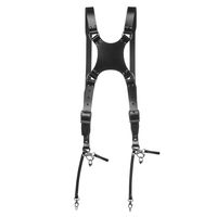 The Hantler Dual camera harness Black/Bullet Regular (S-M)