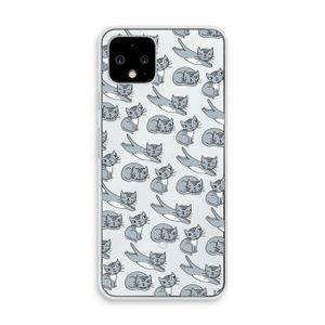 Poezen: Pixel 4 Transparant Hoesje