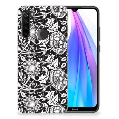 Xiaomi Redmi Note 8T | TPU Case | Black Flowers Xiaomi Redmi Note 8T | TPU Case | Black Flowers