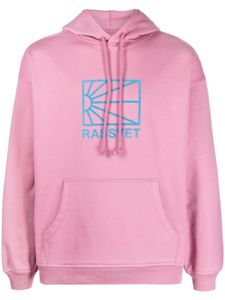 RASSVET hoodie à logo floqué - Rose