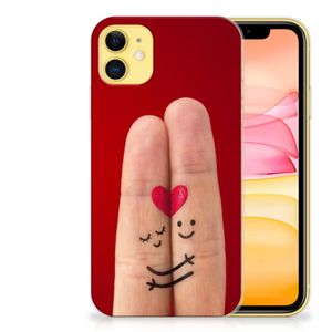 Apple iPhone 11 Silicone Back Cover Liefde - Origineel Romantisch Cadeau