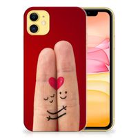 Apple iPhone 11 Silicone Back Cover Liefde - Origineel Romantisch Cadeau