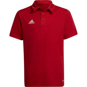 adidas Entrada 22 Polo Kids - Opruiming - Kleding - Red - maat 128