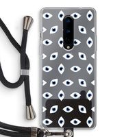 Eyes pattern: OnePlus 8 Transparant Hoesje met koord Eyes pattern: OnePlus 8 Transparant Hoesje met koord