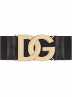 Dolce & Gabbana ceinture à logo DG - Noir