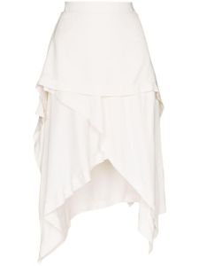 JW Anderson jupe à empiècements superposés - Blanc