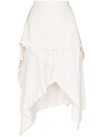 JW Anderson jupe à empiècements superposés - Blanc