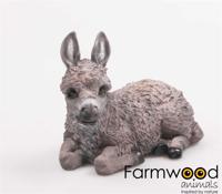 Farmwood Animals Tuinbeeld  Ezel 21x12x16 Cm - thumbnail