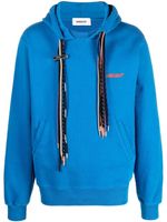 AMBUSH hoodie en coton biologique à lien de resserrage - Bleu