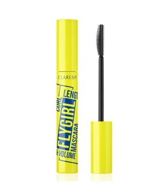 Claresa flygirl curl, lenght & volume mascara zwart 10ml