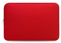 Laptophoes - 13,3 inch - Laptopsleeve - Zacht - Universeel - Beschermend - Rood