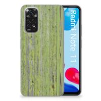 Xiaomi Redmi 10 | Redmi Note 11 4G | Bumper Hoesje | Green Wood