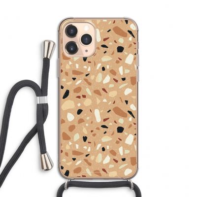 Terrazzo N°17: iPhone 11 Pro Transparant Hoesje met koord