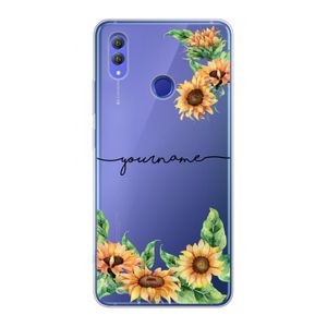 Zonnebloemen: Honor Note 10 Transparant Hoesje