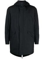 Herno zip-up hooded parka - Noir