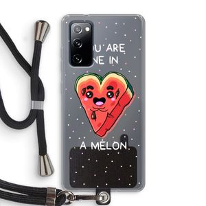 One In A Melon: Samsung Galaxy S20 FE / S20 FE 5G Transparant Hoesje met koord