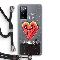 One In A Melon: Samsung Galaxy S20 FE / S20 FE 5G Transparant Hoesje met koord