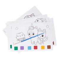 Gabby&apos;s Poppenhuis Schilderen met Water - 10 Kleurplaten