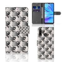 Huawei P30 Lite (2020) | Telefoonhoesje | Met pasjeshouder | Salamander Grey