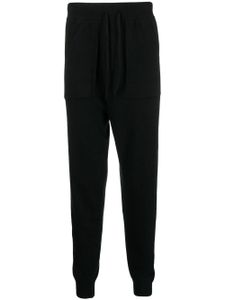 Pringle of Scotland pantalon de jogging en maille fine - Noir