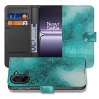 OnePlus Nord CE 5 | Bookcase | Hoesje Painting Blue Met 3 Pasjes