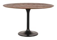 LABEL51 Ronde Eettafel 'Otto' Espresso Mangohout, 130cm
