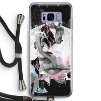 Camouflage de sommeil: Samsung Galaxy S8 Transparant Hoesje met koord