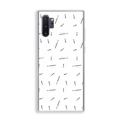 Hipster stripes: Samsung Galaxy Note 10 Plus Transparant Hoesje
