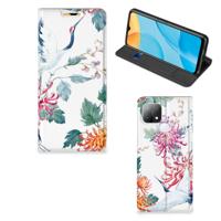 OPPO A15 | Hoesje maken | Bird Flowers