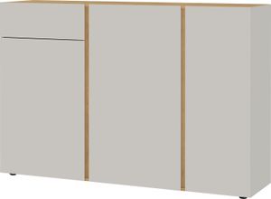 Dressoir Mesa 152 cm breed in Cashmere met navarra eiken