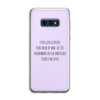 Tequila: Samsung Galaxy S10e Transparant Hoesje