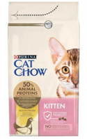 Purina Cat Chow Kitten droogvoer voor kat Katje Kip 1,5 kg