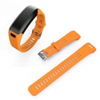 Silicone polsbandje voor Sport voor Garmin Vivosmart HR 1 (oranje)