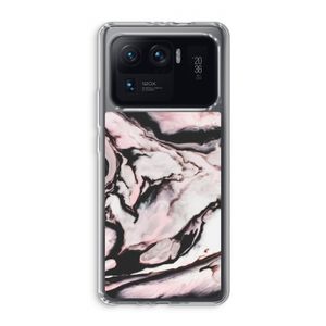 Roze stroom: Xiaomi Mi 11 Ultra Transparant Hoesje