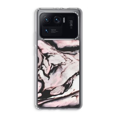 Roze stroom: Xiaomi Mi 11 Ultra Transparant Hoesje