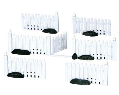 Plastic picket fence - Lemax