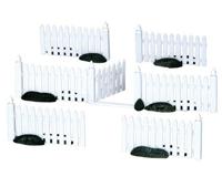 Plastic picket fence - Lemax