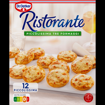 Dr. Oetker Ristorante Pizza Piccolissima Tre Formaggi minisnacks 12 Stuks bij Jumbo