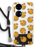 You Had Me At Pizza: Huawei P50 Transparant Hoesje met koord