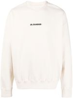 Jil Sander sweat à logo imprimé - Tons neutres