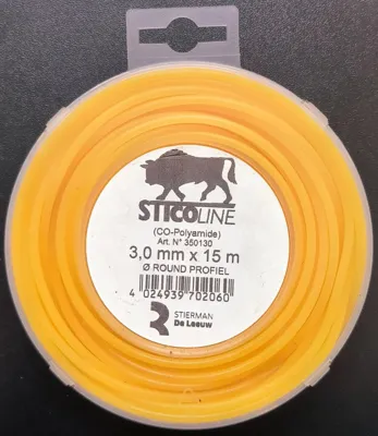 Sticoline Maaidraad / Trimmerdraad - Rond - 3mm x 15m