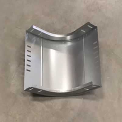 Stijgbocht kabelbaan 600mm gegalvaniseerd