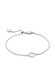 Monica Vinader bracelet Riva orné de diamants - Argent