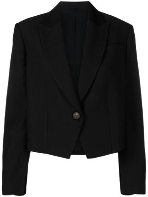 Brunello Cucinelli blazer à coupe ample - Noir